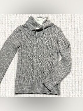Xray Grey Cable Knit Sweater